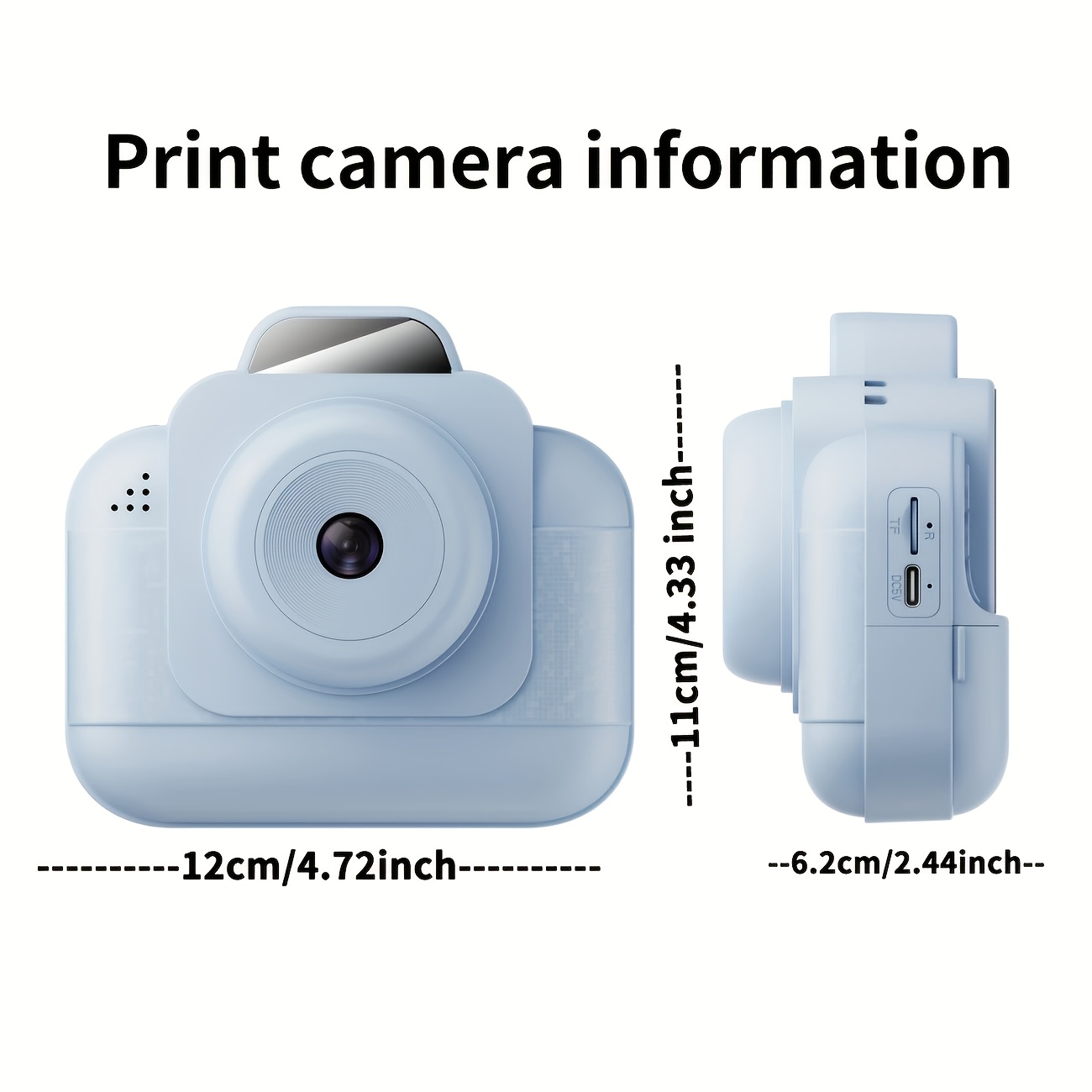 Portable photo printer (blue)  - đánh giá và giá Photo Printer